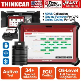 Thinkcar 611677791209 Bi-directional Diagnostic Tool Car All System Code Reader Obd Scanner Ecu Coding