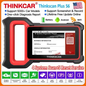 Fx3000 Thinkcar Al619 Nt644 Thinkscanplus S6 Obd2 Srs Abs Epb Oil Scanner Code Reader Ecm Tcm Car Diagnostic