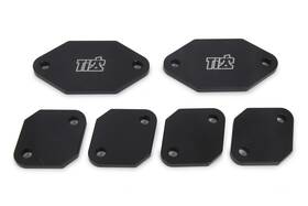Ti22 Performance 5124 Exhaust Port Blockoffs Aluminum Standard