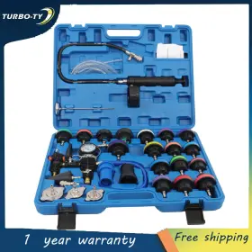 2524330 Tinvhy Universal 28pcs Radiator Pressure Tester Vacuum Cooling System Tool Refill Kit