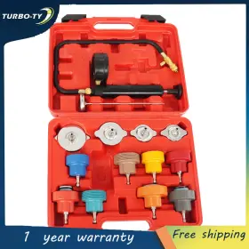 2524415 Tinvhy Coolant Radiator Pressure Tester Cooling System 14pc Head Gasket Leak Detector