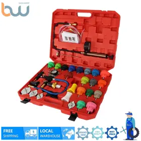 Bw831516th Tinvhy 33pcs Radiator Pressure Tester Vacuum-type Cooling Purge System Refill Kit New