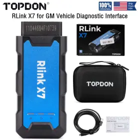 H01sp566 Topdon Rlink X7 Can-fd/doip E-cu Prog-ramming Diagnostic Tool For Gm 2000-2024