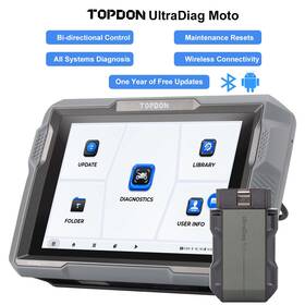 Topdon H01sp610 Ultradiag Moto Bi-directional Diagnostic Scanner For Honda Harley Bmw