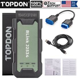 Topdon H01sp612 Rlink J2534 Diagnostic Coding Tool Compatible With 13 Brands Oe Software