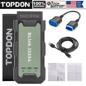 H01sp612 Topdon Rlink J2534 Diagnostic Coding Tool Compatible With 13 Brands Oe Software