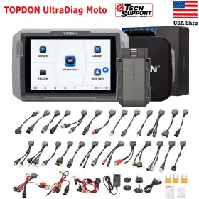 Hksp610k01 Topdon Ultradiag Moto Motorcycle Diagnostic Tool Maintenance Reset Upgrade