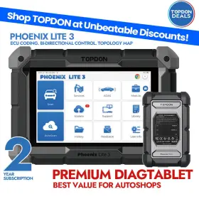 Pro3s Topdon Lite2 2025 Phoenix Lite 3 Ecu Coding Scanner Car Diagnostic Tool Plus Pro