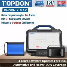 Pro3s Topdon Ms909 Ms919 X431 3 Phoenix Max Oe-level Scan Tool Docking Station Cloud-based Programming