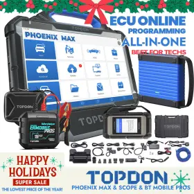 Ms909 Topdon Ms919 2025 Phoenix Max Scope Bt Mobile Pros Ecu Online/ Key Programming Ultra