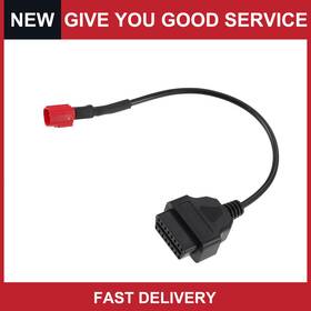 Uauto1 731618248002 Motorcycle 6 Pin To Obdii Cable Adapter For Yamaha Harley Davidson