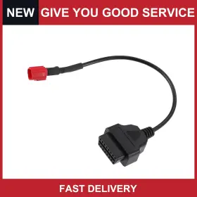Uauto1 731618248002 Motorcycle 6 Pin To Obdii Cable Adapter For Yamaha Harley Davidson