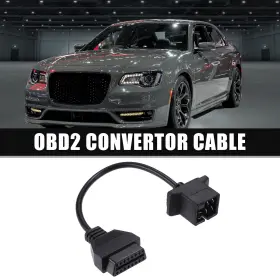 Obd2 Uauto1 766549074819 6 Pin Obd1 To 16 Diagnostic Scanner Convertor Adapter Cable For Jeep