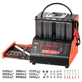 Csbpyzqxj6g1pal6a001 Uimoso Fuel Injector Cleaner And Tester With Ultrasonic Cleaning For 6 Cylinders