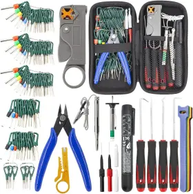 Tok2555-115 Urmecch 115pcs Auto Terminal Removal Tool Kit Wire Connector Release Extractor Blue