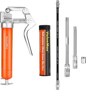 Valuemax V114001ae Mini Grease Gun Kit 3500 Psi With 3 Oz 12ftft Flexible