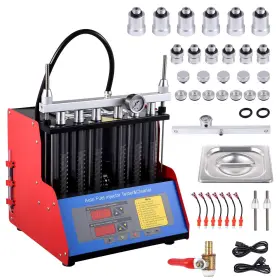 Ot-200 Vanbro Ot200 Ultrasonic Fuel Injector Tester Cleaner Cleaning Machine 6 Cylinder 200w