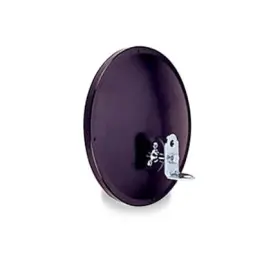 708504 Velvac 8-1/2 Offset Mount Convex Black -