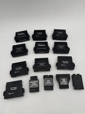 Tk04080 Vetronix Lot Of Gm Tech 1 Scanner Cartridges/adapters 10 Cartridges Oem
