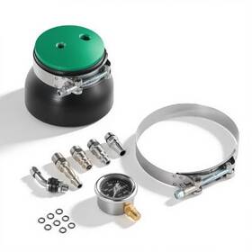 Vevor Xc0152 4 Inch Turbo Boost Leak Tester 3 6061 Aluminum End Cap 0-30 Psi Adapter Gauge Range
