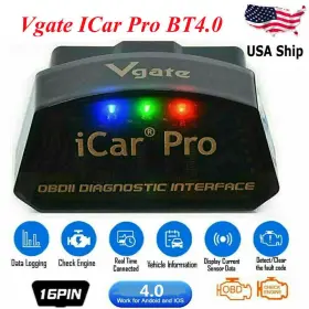 Uscnsc332ea01 Vgate Icar Pro 4.0 Bluetooth Obd2 Scanner Adapter Code Reader On Android And Ios