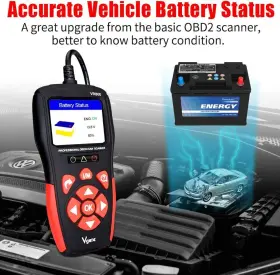 Vgate-vr800 Vgate Vr800 Automotive Code Reader Obd2 Scanner Aut Check Engine Fault Diagnostic Tool