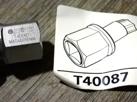 T40087 Vw Audi Poly-v-belt Tension Release Genuine Specialty Tool