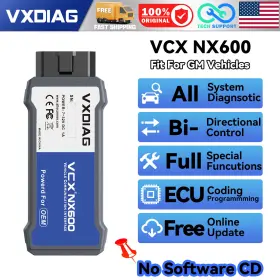Sp241-w Vxdiag Nx600 Fit For Gm Cars Full System Diagnostic Scanner J2534 Programming