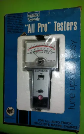 9671 Ward Riverside Inch All Pro Dwell-tach Tester Nos