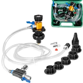 Wiqp1895 Wi-auto 24444 Universal Coolant System Refiller Kit Vacuum Leak Tester With 5 Adapters
