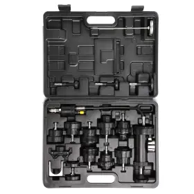 Wintools 752987730830 18pcs Auto Cooling System Radiator Cap Pressure Tester Kit Pump Gauge Adapters