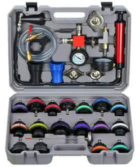 Wnz 794697434131 28pc Coolant And Radiator Pressure Tester Kit With Vacuum Pump Tool