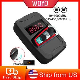 Woyo Pl001 10mhz-1000mhz Car Key Frequency Tester Ir Rf Fob Remote Detector