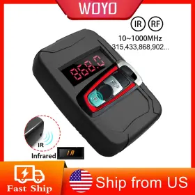 Pl001 Woyo 10mhz-1000mhz Car Key Frequency Tester Ir Rf Fob Remote Detector