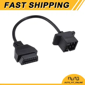 Obd2 X Autohaux 655692762318 Diagnostic Scanner Convertor Adapter Cable One Custom For Jeep
