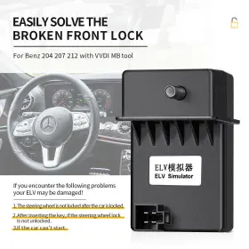 W207 Xhorse 889327027958 Vvdi Mb Esl Simulator Elv Emulator For Mercedes Benz With W204/w207/w212