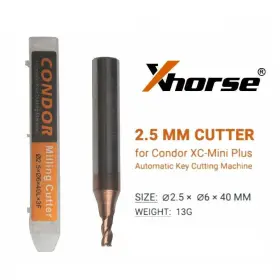 Bsl259-d01 Xhorse 2.5mm Milling Cutter For Condor Xc-mini Dolphin Xp005 Xc-007 Xc002