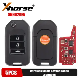 Xnho20en Xhorse Sa1679-b 5pcs X Wireless Universal Remote Key For Honda Flip 3 Buttons