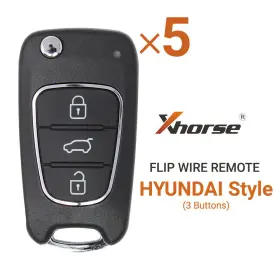 Sa1833-1 Xhorse 5pc Xkhy02enwire Remote Key 3 Buttons For Hyundai Vvdi Tool Vvdi2