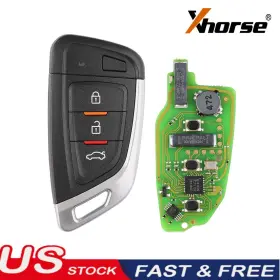 Xskf01en Xhorse Sa1857-1 Smart Remote Key 3 Buttons For Ford Cadillac Nissan