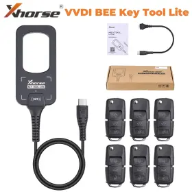 Xkb501en Xhorse Sk407 Vvdi Bee Key Tool Lite Transponder With 6pcs Wire Remote Keys