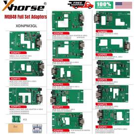 Xhorse So680 Mqb48 13 Full Set Adapters Work With Multi-prog Vvdi Prog Key Tool Plus