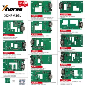 So680ea Xhorse Mqb48 Full Set 13pc Adapter Used For Muti-prog/vvdi Prog/key Tool Plus
