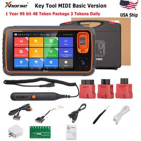Xhorse Usszsp605f Ke-y Tool Midi Basic Version Immo Progarmming Tpms 1 Year 3 Tokens/ Day
