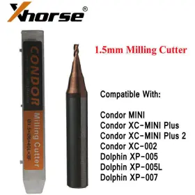 Xcmn05en Xhorse 1.5mm Milling Cutter For Condor Xc-mini Plus/plus Ii/xc-002 Dolphin Xp005/xp007