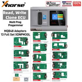 Xhorse Zsk408 Multi Prog Progarmmer Read Write And Clone E.cu Mqb48 13 Full Adapters