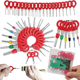 47p-red Xlwjbes Upgrade Depinning Tool Kit 47 Pcs Terminal Pin Removal Red