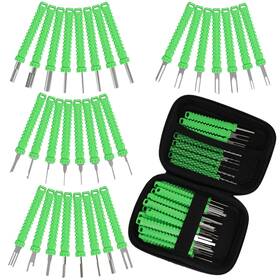 Xlwjbes Xl-31pcs-green Upgrade Terminal Removal Tool Kit Standard Storage Case Green