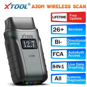 67684 Xtool A30m V2.0 Car Obd2 Scanner Full Bidirectional Diagnostic Tool