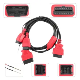 H01sf366 Xtool Fca 12 8 Connector Cable Adapter For Chrysler Fiat Jeep Work With D7 D8 D9